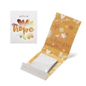 Custom Orange Garden of Hope Matchbook