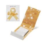 Custom Orange Ribbon Garden of Hope Matchbook