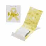 Custom Yellow Ribbon Garden of Hope Matchbook