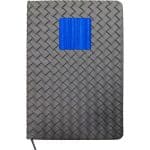 Custom Woven Notebook with Metal Accent - 9