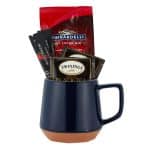 Custom 12 Oz. Terra Cotta Ceramic Mug Gift Set F - 3
