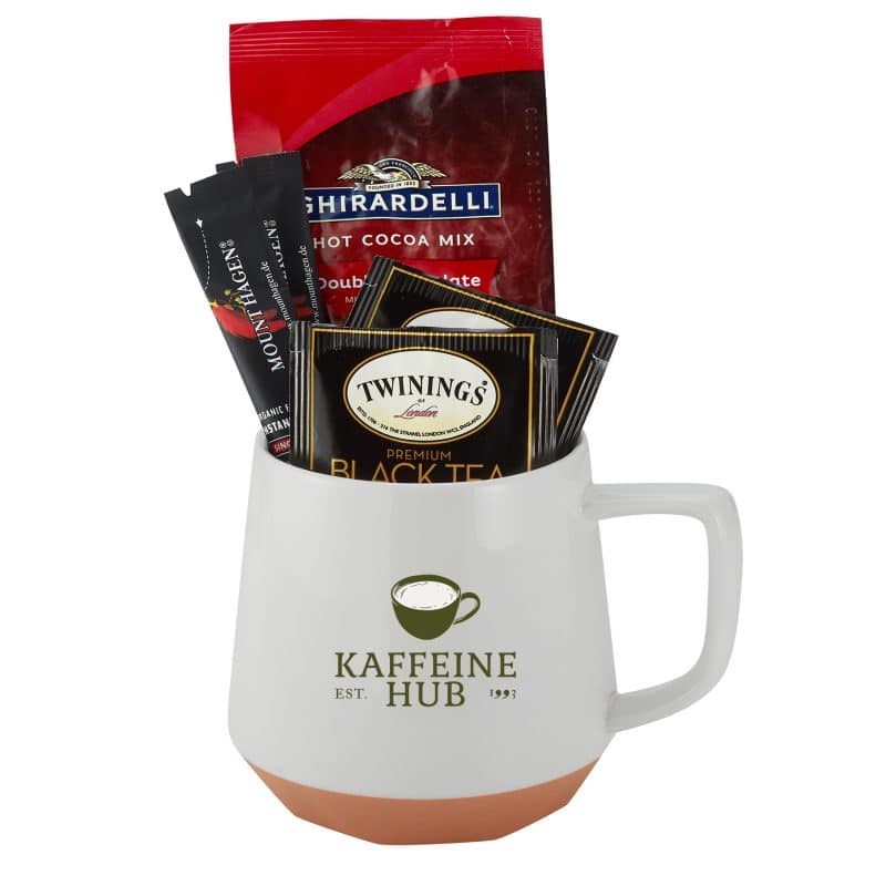 Custom 12 Oz. Terra Cotta Ceramic Mug Gift Set F