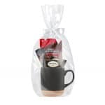 Custom 14 Oz. Cork Bottom Ceramic Mug Gift Set F - 2