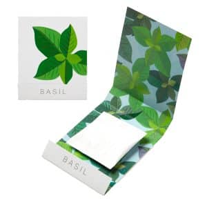 Custom Basil Seed Matchbook