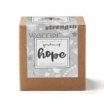 Custom Garden of Hope Planter in Kraft Gift Box (Gray) - 2
