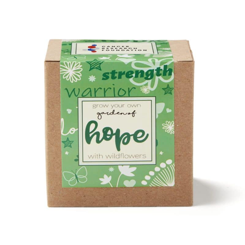 Custom Garden of Hope Planter in Kraft Gift Box (Green) - 2