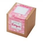 Custom Garden of Hope Planter in Kraft Gift Box (Pink) - 1