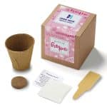 Custom Garden of Hope Planter in Kraft Gift Box (Pink)