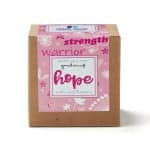 Custom Garden of Hope Planter in Kraft Gift Box (Pink) - 2
