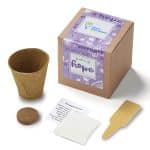 Custom Garden of Hope Planter in Kraft Gift Box (Purple)