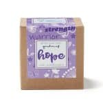 Custom Garden of Hope Planter in Kraft Gift Box (Purple) - 2