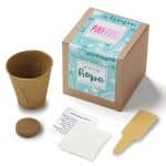 Custom Garden of Hope Planter in Kraft Gift Box (Teal Blue)