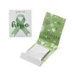 Custom Green Ribbon Garden of Hope Matchbook