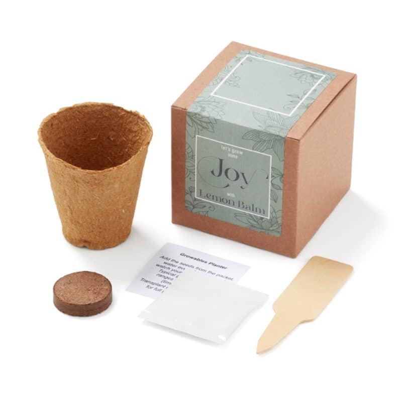 Custom Grow Some Joy Planter In Gift Box - 1