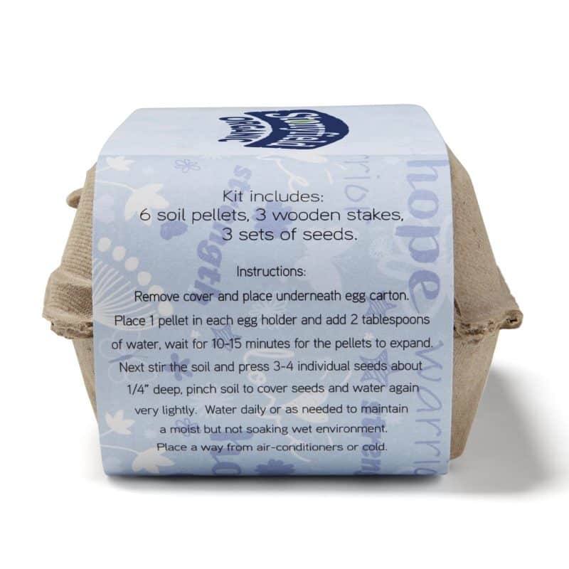 Custom Grow Your Own Garden Of Hope Kit (Blue) - 3