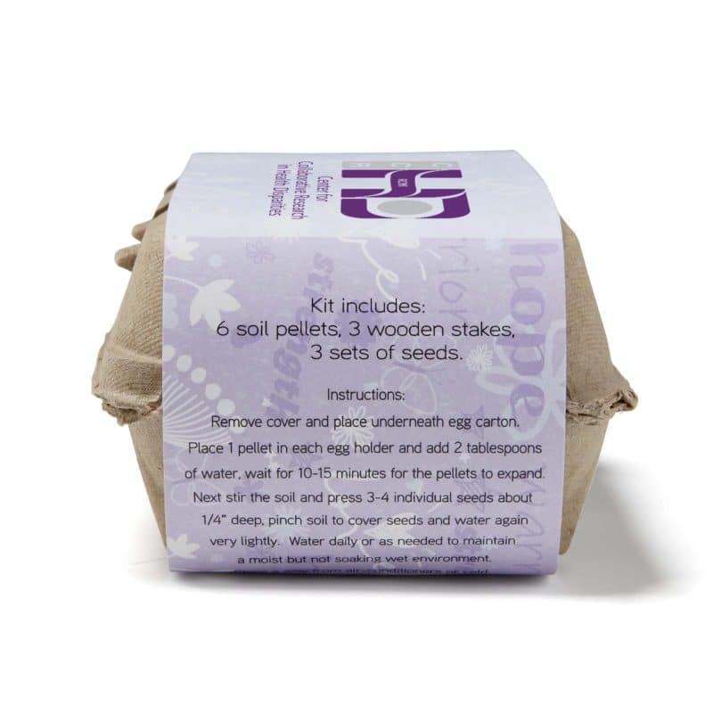 Custom Grow Your Own Garden of Hope Kit (Purple) - 2