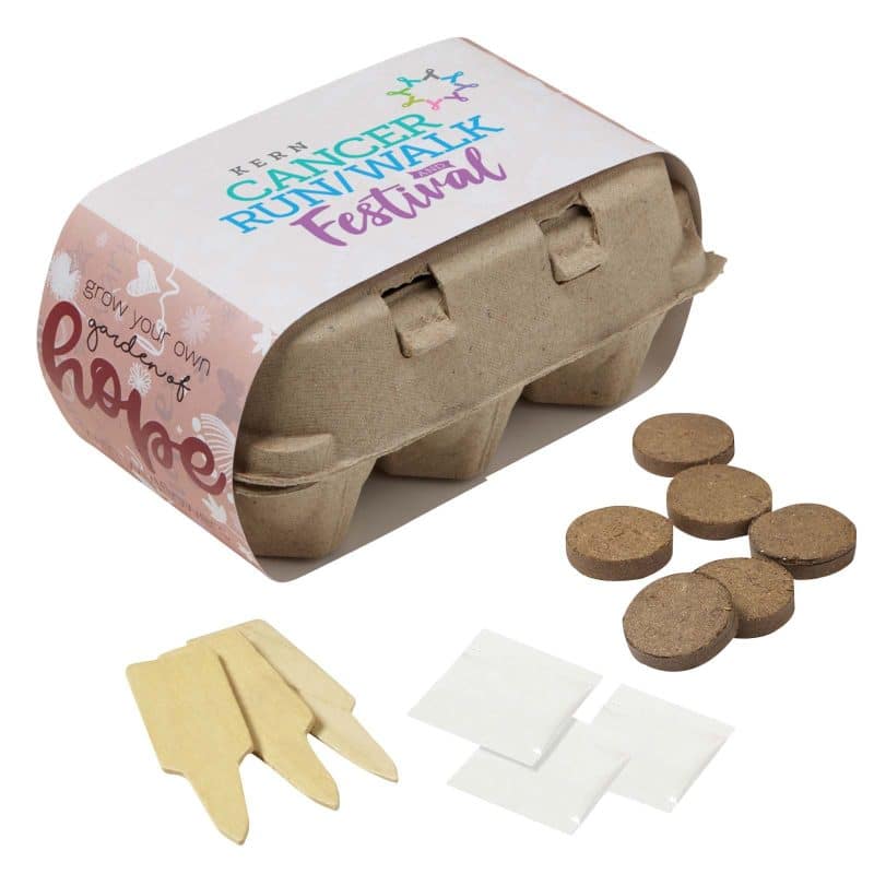 Custom Grow Your Own Garden of Hope Kit (Red)