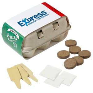 Custom Grow Your Own Italian Herb Garden Kit w/Seeds