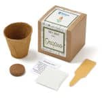 Custom Growables Planter In Kraft Gift Box w/Seeds (Oregano)