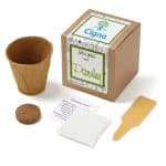 Custom Growables Planter In Kraft Gift Box w/Seeds (Parsley)