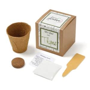 Custom Growables Planter In Kraft Gift Box w/Seeds (Thyme)
