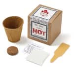 Custom Growables Planter in Kraft Gift Box w/Seeds (Jalapeno Peppers)