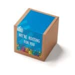 Custom Inspirational Rooting for You Planter in Kraft Gift Box - 1