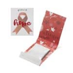 Custom Red Ribbon Garden of Hope Matchbook