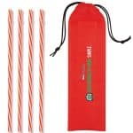 Custom Reusable Straws in Full Color Drawstring Pouch - 3
