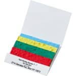 Custom Seed Paper Matchbook Color Stack w/Wildflower Seeds - 2