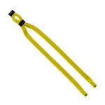 Custom 1/2" Double-Thick Cotton Trade Show Lanyard with Plastic Option Y Converter - 1