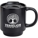 Custom Cork Bottom Ceramic Mug 13 Oz With Lid - 3