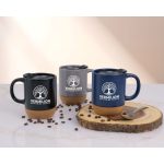 Custom Cork Bottom Ceramic Mug 13 Oz With Lid - 6