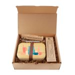 Custom Organic Bento Lunch Set w/Eco Cutlery and Straw