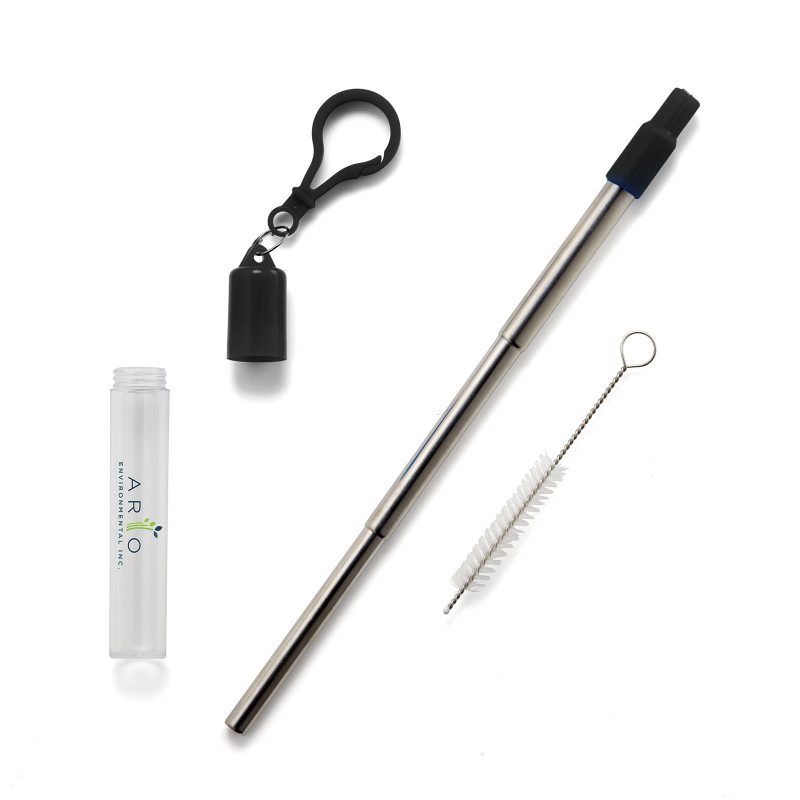 Custom Stainless Steel Collapsible Reusable Straw - 2