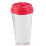 Custom 16 Oz. Biodegradable Tumbler- Gift Boxed w/8 Oz. Hot Chocolate Mix - 2
