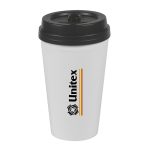 Custom 16 Oz. Biodegradable Tumbler- Gift Boxed w/8 Oz. Hot Chocolate Mix - 4