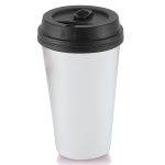 Custom 16 Oz. Biodegradable Tumbler- Gift Boxed w/8 Oz. Hot Chocolate Mix - 5