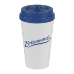 Custom 16 Oz. Biodegradable Tumbler- Gift Boxed w/8 Oz. Hot Chocolate Mix - 6