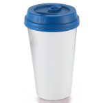 Custom 16 Oz. Biodegradable Tumbler- Gift Boxed w/8 Oz. Hot Chocolate Mix - 7