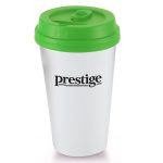 Custom 16 Oz. Biodegradable Tumbler- Gift Boxed w/8 Oz. Hot Chocolate Mix - 8
