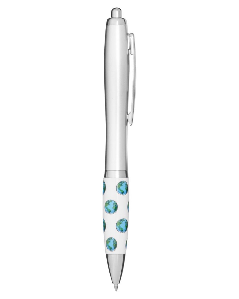 Custom Globe Earth Ballpoint Pen - 2