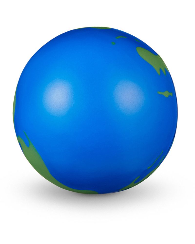 Custom Globe Earth Super Squish Stress Ball Sensory Toy - 1