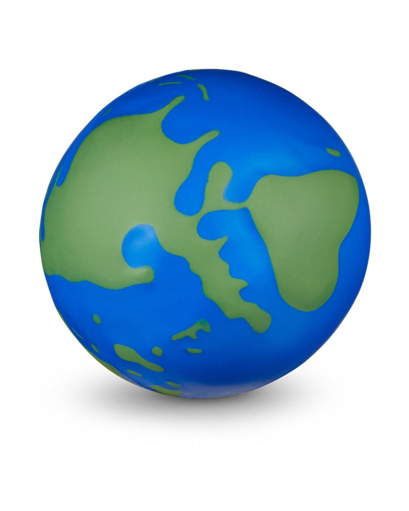 Custom Globe Earth Super Squish Stress Ball Sensory Toy - 3
