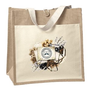 Custom Izzy™ - Jute Tote - ColorVista