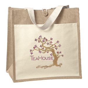 Custom Izzy™ - Jute Tote - Sparkle
