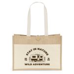Custom Riley™ Jute Tote - Screen Print