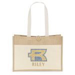 Custom Riley™ Jute Tote - Sparkle
