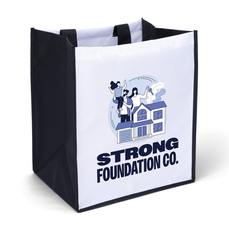 Custom Scott™- Heavy-Duty Polyester Tote - ColorVista - 2