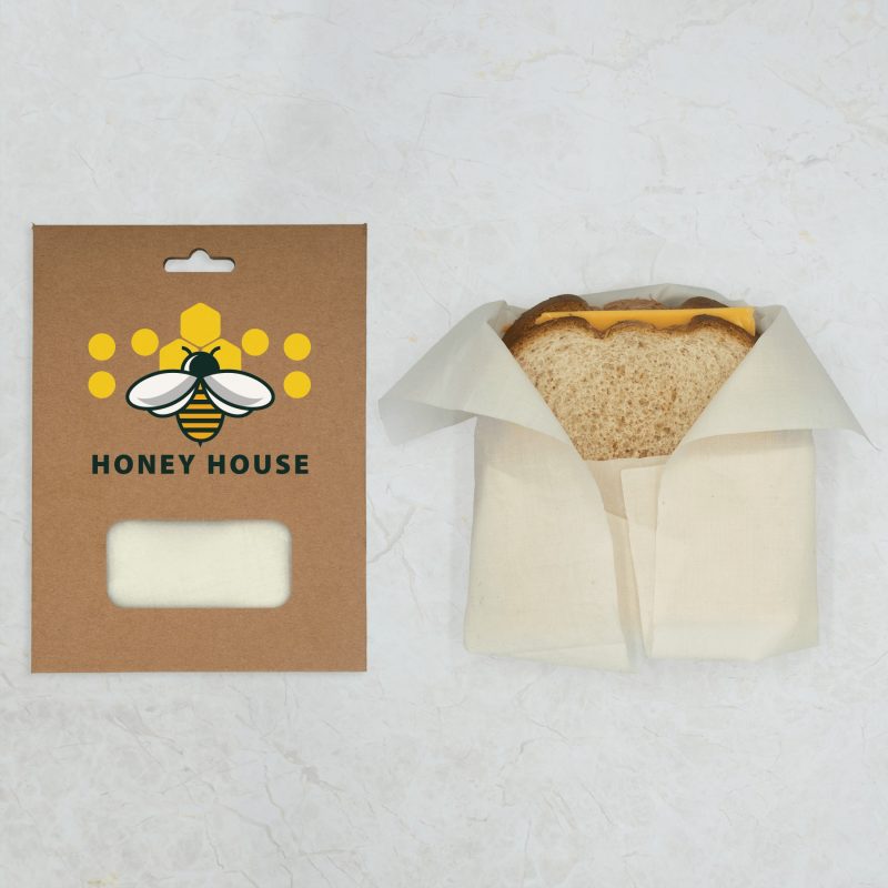 Custom Beeswax Reusable Wrap 3-Piece Set - 4